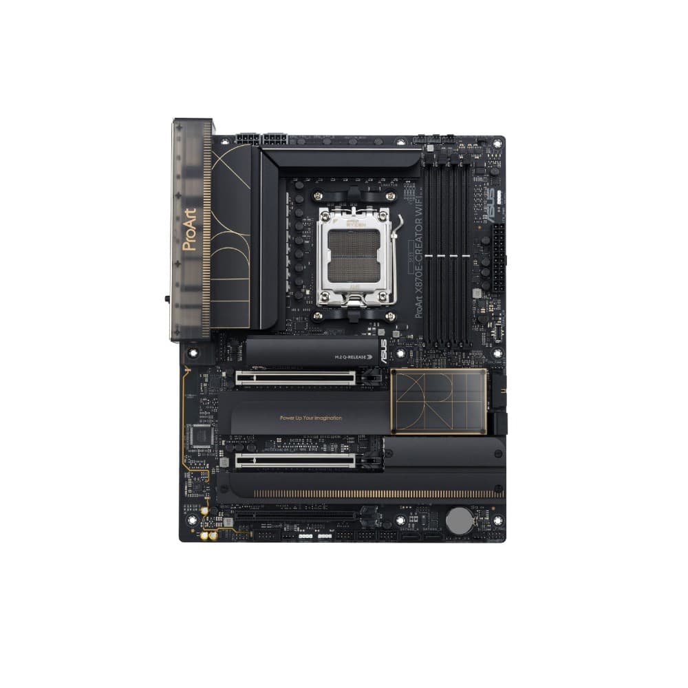 ASUS ProArt X870E-CREATOR WIFI AMD X870E Socket AM5 ATX Motherboard - DDR5, PCIe 5.0, Wi-Fi 7, USB4 40Gbps, 10G + 2.5G LAN - Image 5