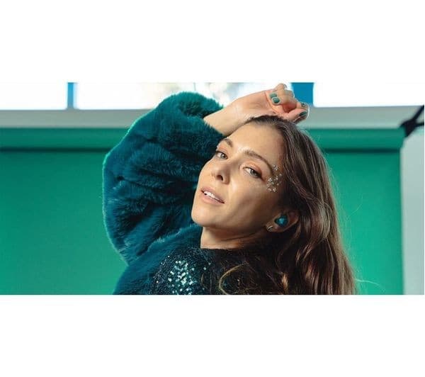 JLab Go Pop ANC True Wireless Earbuds - Transparent Teal - Image 4