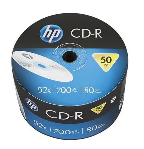 HP CRE00070 blank CD CD-R 700 MB 52x 50 pc(s) - Image 1
