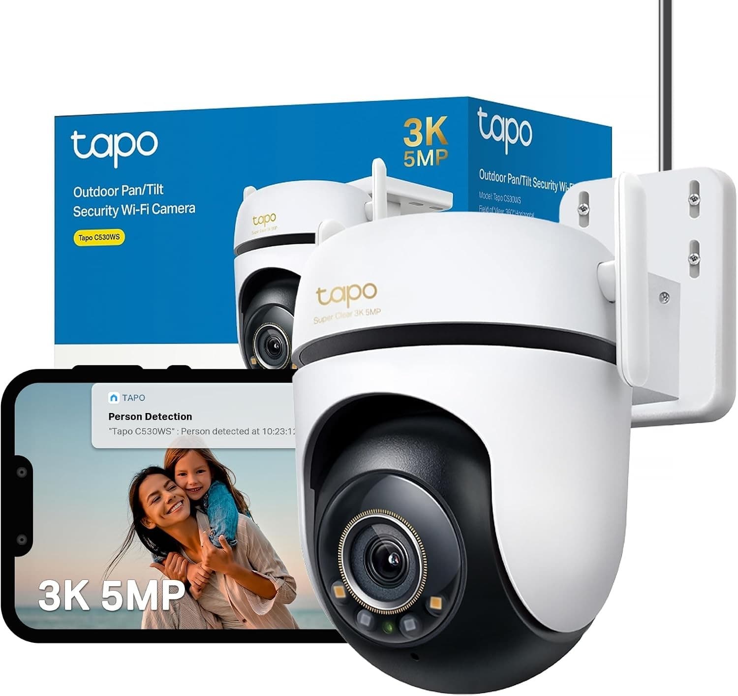 Tapo C530WS 3K Outdoor Pan/Tilt WiFi Security Camera