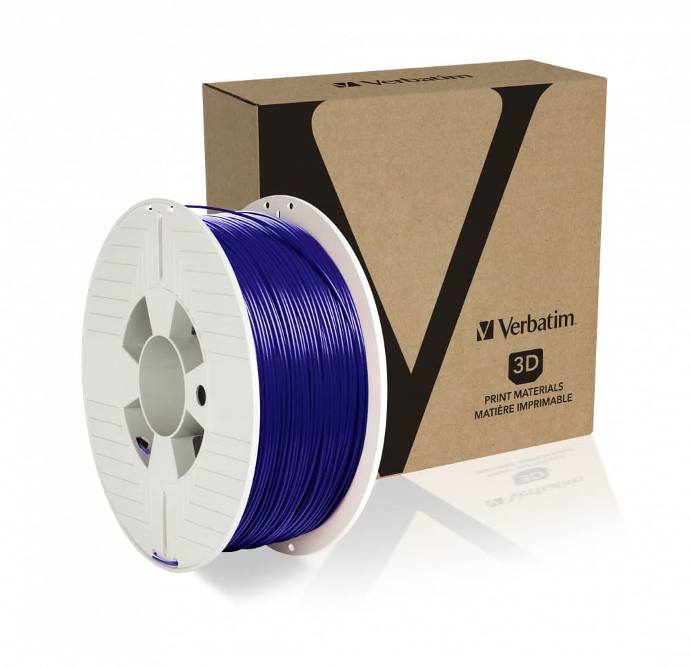 Verbatim 55322 PLA (Polylactic Acid) 3D Printer Filament 1.75mm 1kg Blue - Image 2