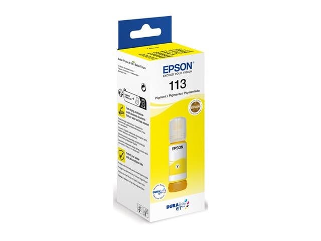 EPSON Ecotank 113 Yellow Ink Bottle - Image 1
