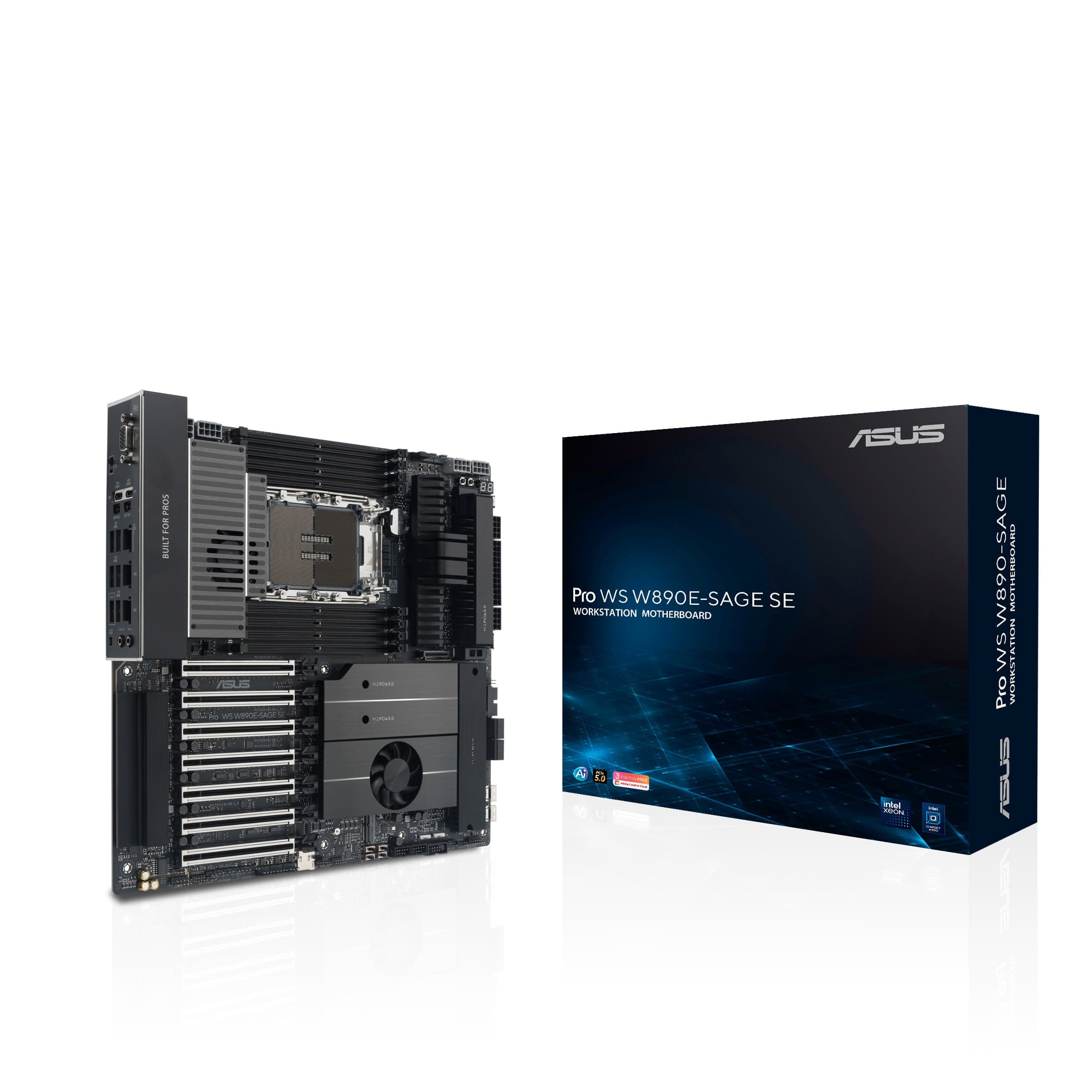 ASUS Pro WS W890E-SAGE SE Intel W890 LGA 4710-2 DDR5 EEB Workstation Motherboard
