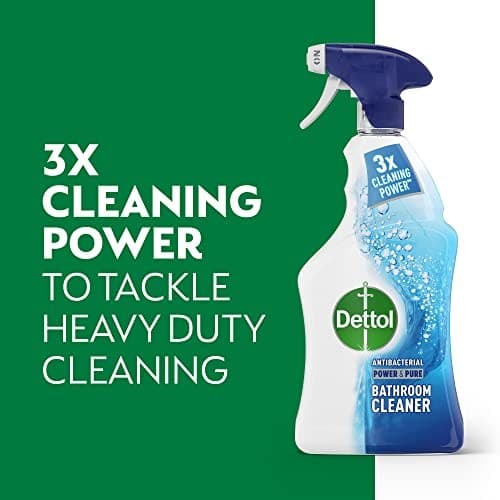Dettol Spray, Bathroom Cleaner, 1L, Limescale Remover, Sparkling Clean, Tackles Grease and Grime, No Need to Rinse, Kills 99.9 Percent of Bacteria and Viruses - Image 4