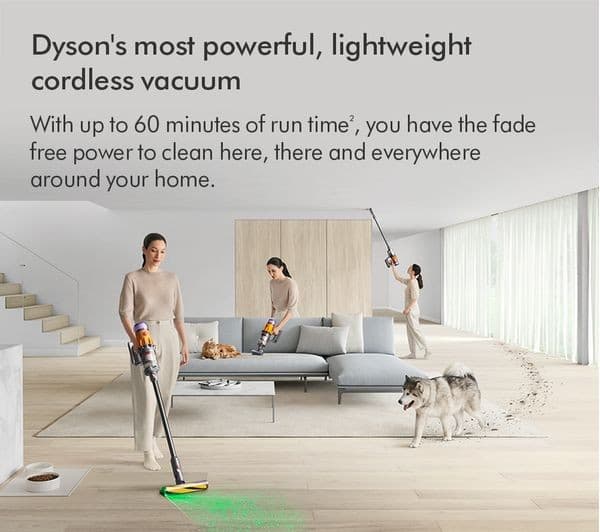 Dyson V12 Detect Slim Absolute Cordless Vacuum Nickel & Yellow - Image 9