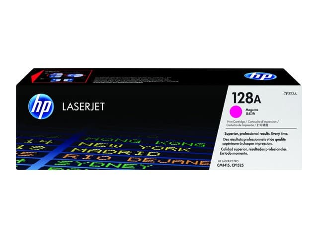 HP 128A CE323A Original HP LaserJet Toner Cartridge - Magenta - Image 3