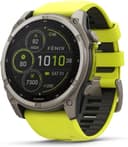 Garmin Fenix 8 51mm Solar Sapphire Titanium Smartwatch Amp Yellow/Graphite thumbnail 1