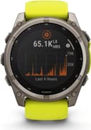 Garmin Fenix 8 51mm Solar Sapphire Titanium Smartwatch Amp Yellow/Graphite thumbnail 2