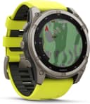 Garmin Fenix 8 51mm Solar Sapphire Titanium Smartwatch Amp Yellow/Graphite thumbnail 3
