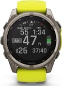 Garmin Fenix 8 51mm Solar Sapphire Titanium Smartwatch Amp Yellow/Graphite thumbnail 6
