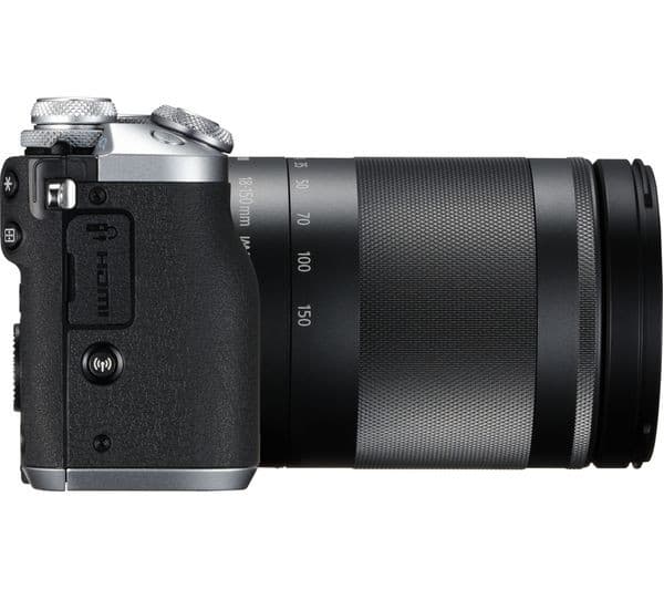 CANON EOS M6 Mirrorless Camera with EF-M 18-150 mm f/3.5-6.3 IS STM Lens - Silver - Image 3