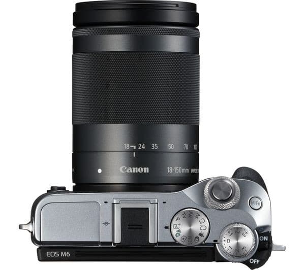 CANON EOS M6 Mirrorless Camera with EF-M 18-150 mm f/3.5-6.3 IS STM Lens - Silver - Image 5