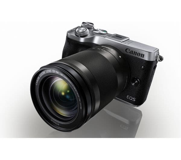 CANON EOS M6 Mirrorless Camera with EF-M 18-150 mm f/3.5-6.3 IS STM Lens - Silver - Image 7
