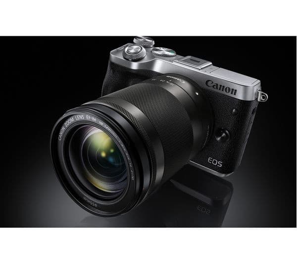 CANON EOS M6 Mirrorless Camera with EF-M 18-150 mm f/3.5-6.3 IS STM Lens - Silver - Image 9