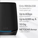 NETGEAR Orbi WiFi 6 Mesh System RBK863SB AX6000 Tri-Band Router with 2 Satellites thumbnail 2