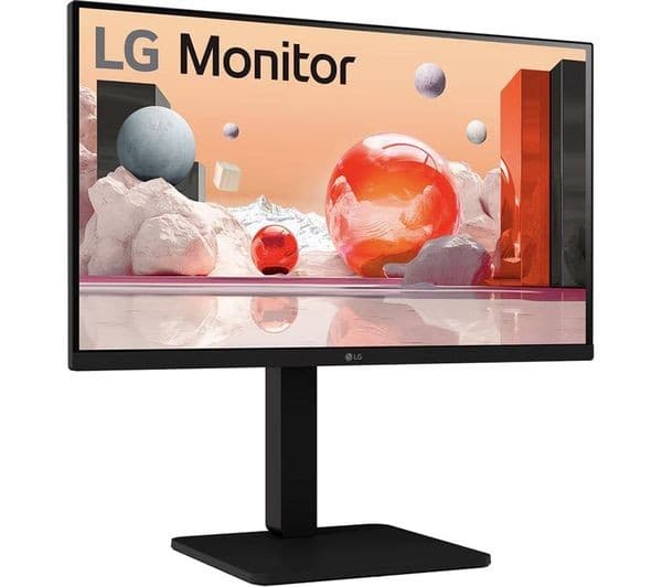 LG 24BA450-B Full HD 24" IPS LED Monitor 100Hz - Black - Image 2