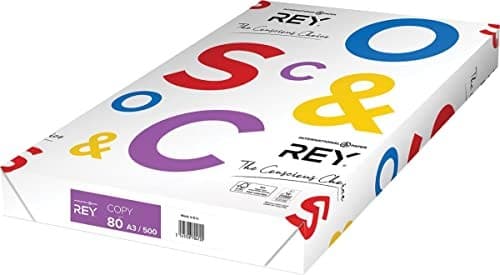 Rey 177109 Copy Paper Ream of 500 Sheets A3 C+ Quality 80 g Pack of 5 - Image 2