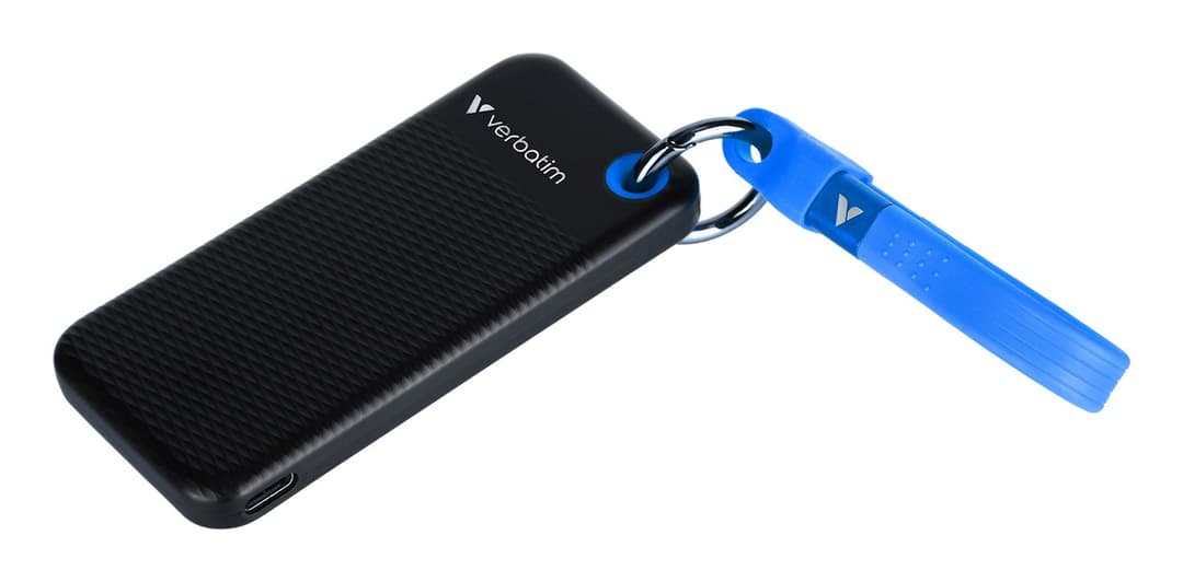 Verbatim Pocket SSD USB 3.2 Gen 2 512GB Black/Blue - Image 2