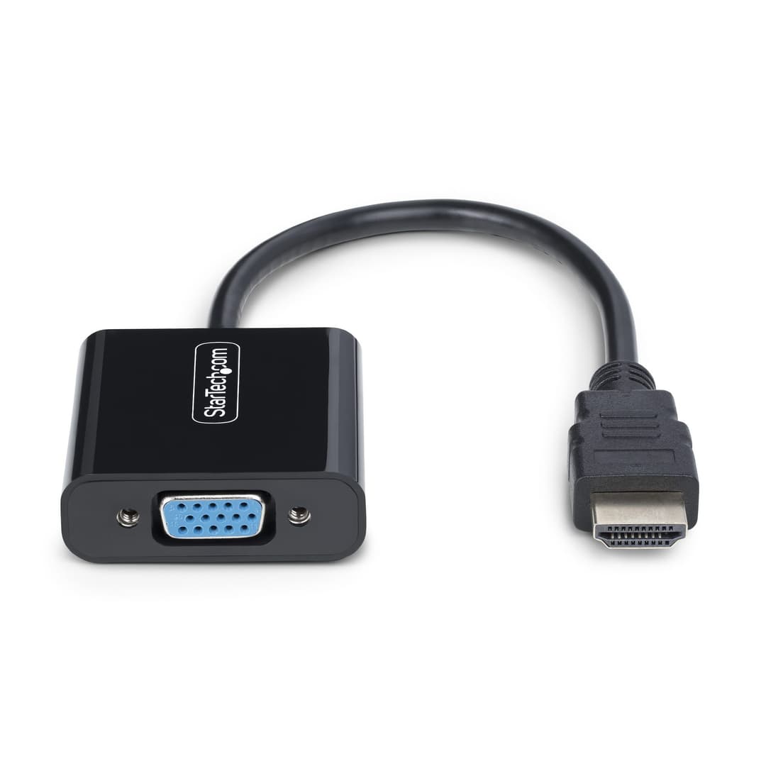 StarTech.com HDMI to VGA Adapter, Active Video Converter For Laptop/Desktop, 1920x1080 (1080p), HDMI Source to VGA Monitor/Display/Projector - Image 3