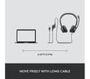 LOGITECH H390 USB-A Wired Computer Headset with Noise-Cancelling Mic - Graphite thumbnail 8