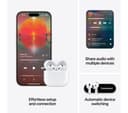 Apple AirPods 4 Active Noise Cancelling Wireless Earbuds White thumbnail 8