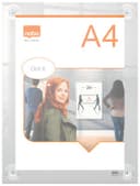 Nobo Premium Plus A4 Clear Acrylic Wall Mounted Repositionable Poster Frame thumbnail 4