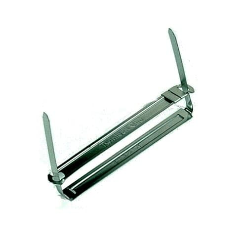 Rexel Acco Fasteners 2-Piece Stainless Steel Filing Clips 80x50mm (50) - Image 3