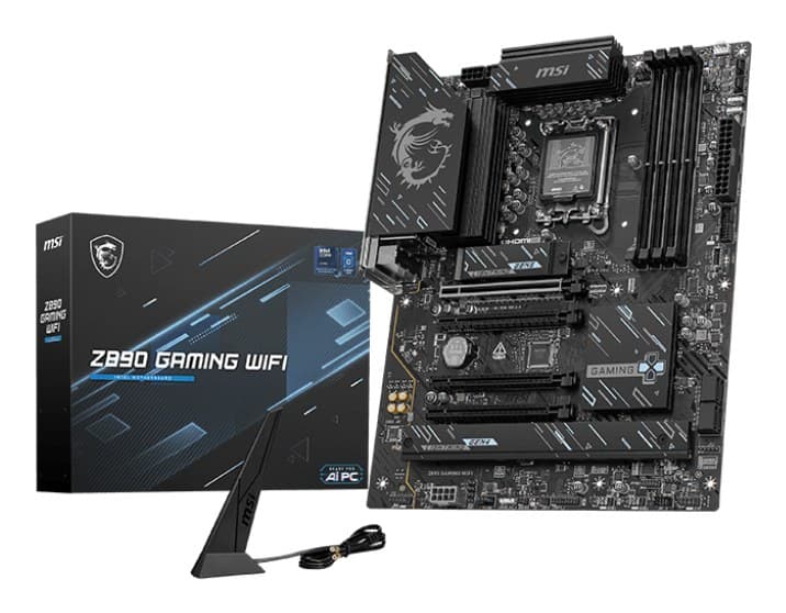 MSI Z890 GAMING WIFI Intel Z890 LGA 1851 (Socket V1) DDR5 ATX Motherboard