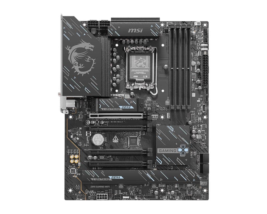 MSI Z890 GAMING WIFI Intel Z890 LGA 1851 (Socket V1) DDR5 ATX Motherboard - Image 2