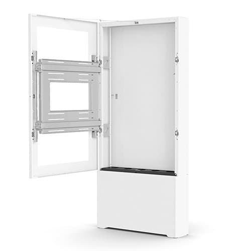 Chief ImpactTM Floor Mounted Kiosk, Portrait 55" White - Image 2