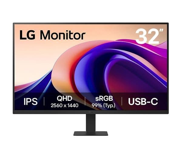 LG 32U631A-B.AEKQ Quad HD 32" IPS LCD 100Hz 5ms USB-C HDR10 Monitor - Black