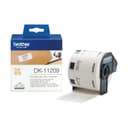 Brother DK-11209 Small Address Labels 29 x 62 mm - 800 Labels, Black on White thumbnail 1
