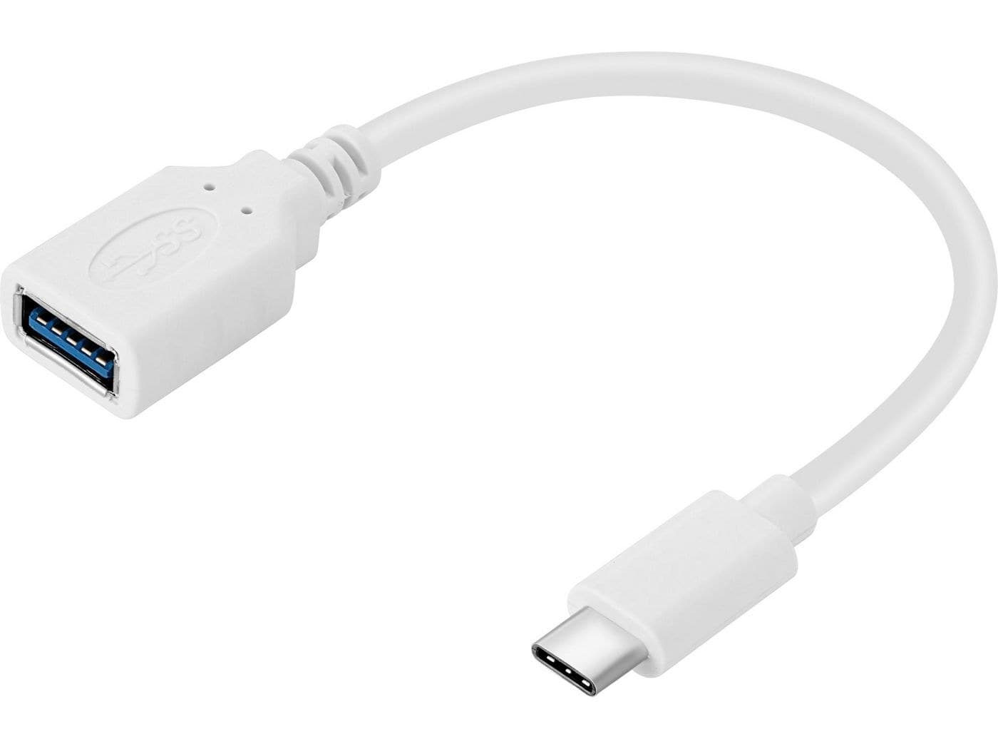 Sandberg USB-C to USB 3.0 Converter (136-05) - 0.1 m - White