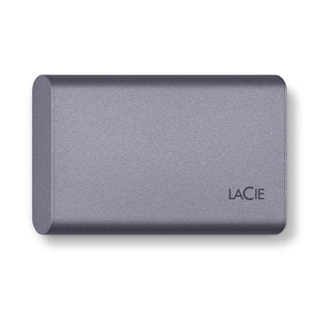LaCie Mobile SSD Secure 1TB Portable External SSD USB-C - Space Grey - Image 1
