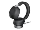 Jabra Evolve2 85 UC Stereo Wireless ANC Headset with Charging Stand - USB-C, Bluetooth, 3.5 mm Jack - Black thumbnail 7