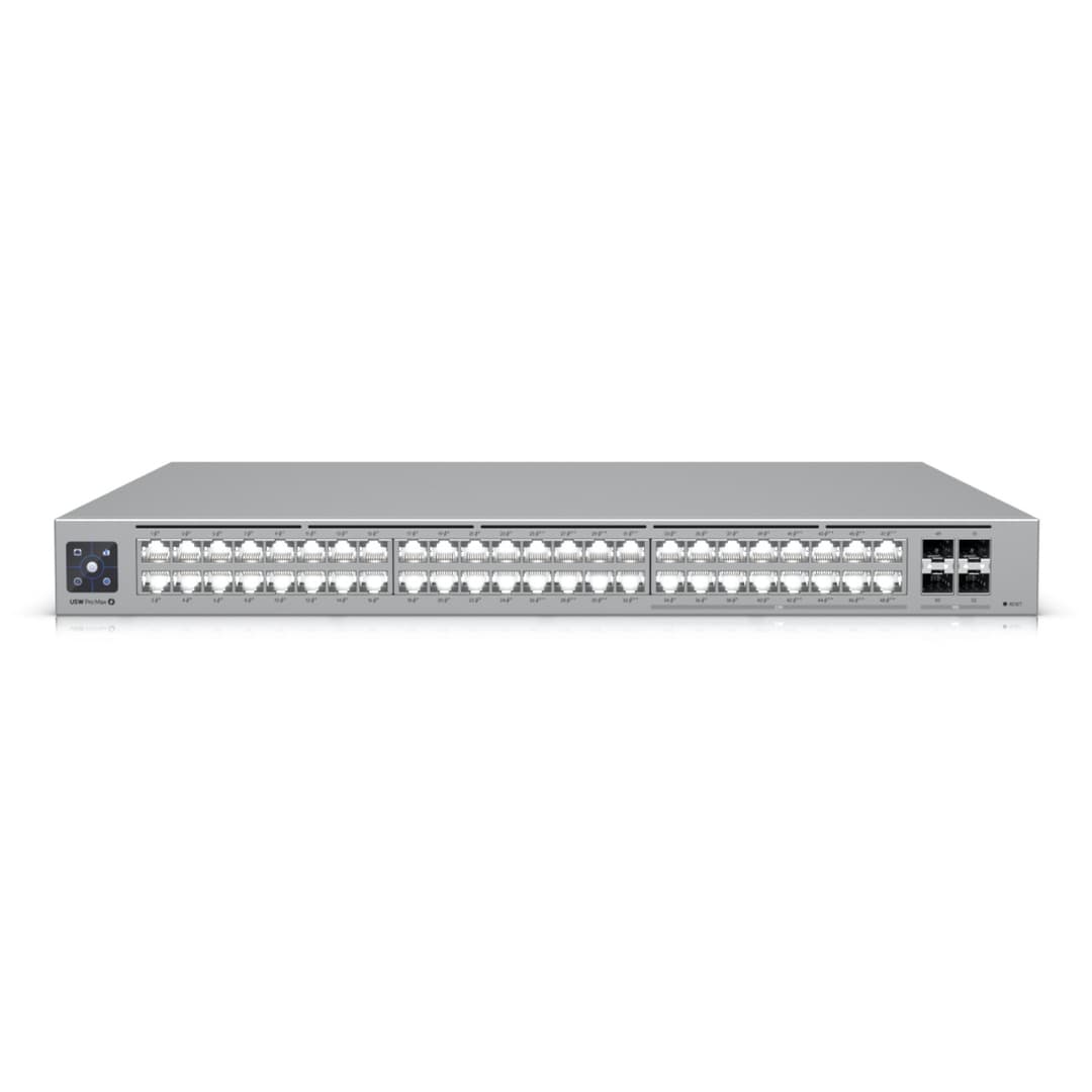 Ubiquiti USW PRO MAX 48 POE 1/2.5Gbps PoE+ Managed Network Switch - 48-Ports - Image 1