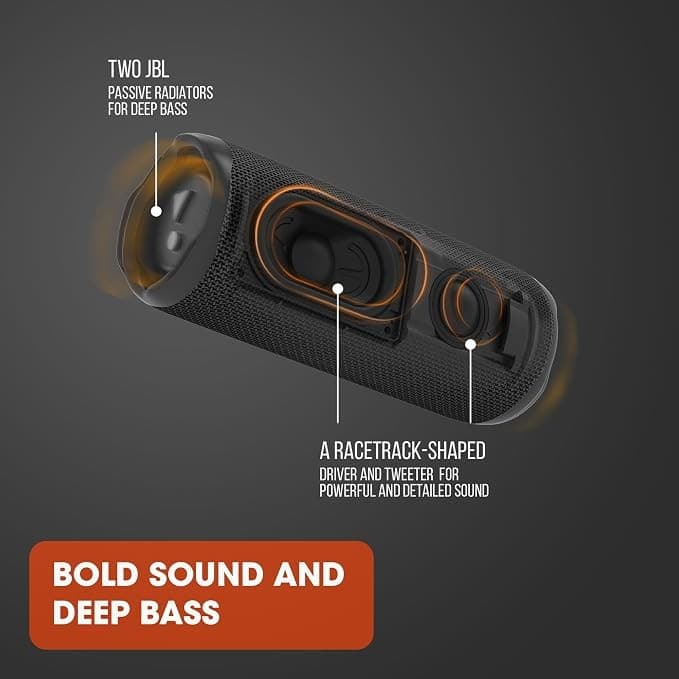 JBL Flip 6 Portable Bluetooth Speaker – Camo - Image 3