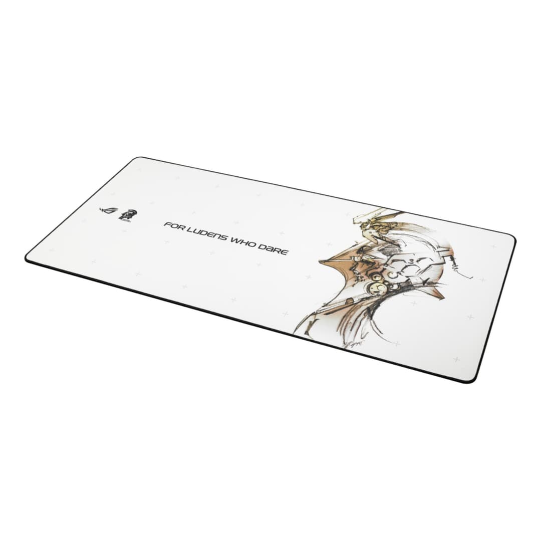 ASUS ROG Scabbard II XXL-KJP Kojima Productions Edition Gaming Mouse Pad 900 x 400 mm - White - Image 4