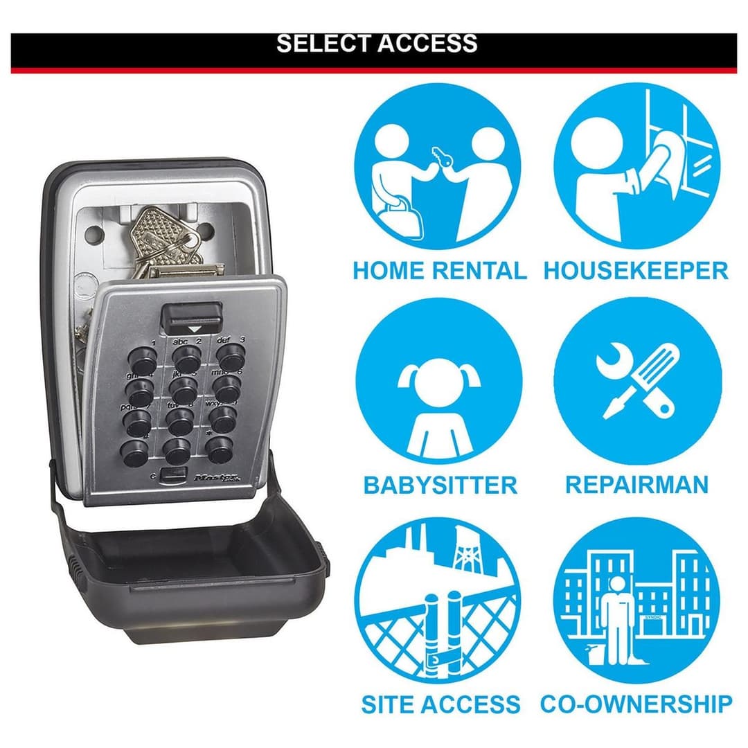 Master Lock Push Button Combination Key Safe - Image 6