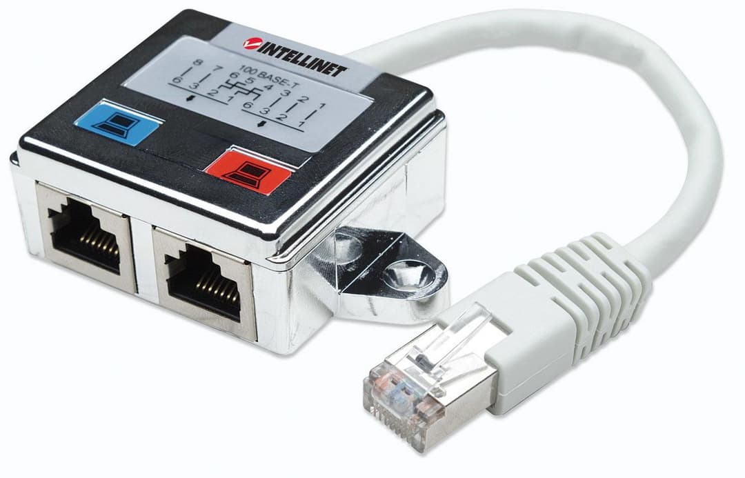 Splitter 2-Port FTP silver - Image 1