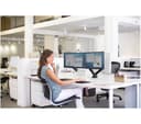 FELLOWES Platinum Series Dual Arm Full Motion 40" Monitor Desk Mount thumbnail 2