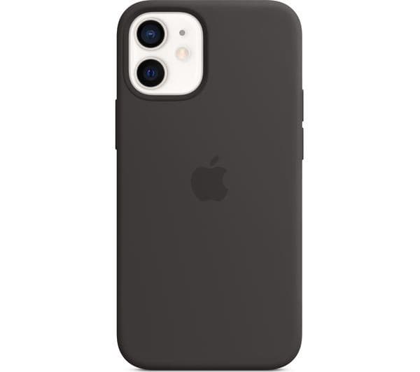APPLE iPhone 12 mini Silicone Case with MagSafe - Black - Image 1