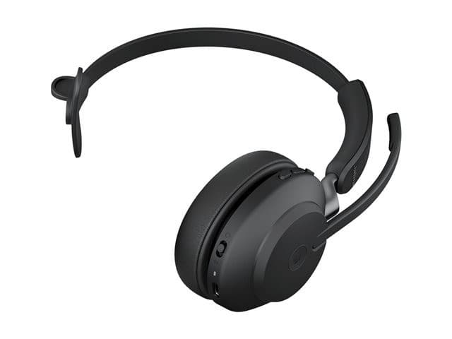 Jabra Evolve2 65 MS Mono Wireless Headset - USB-C - Black - Image 3