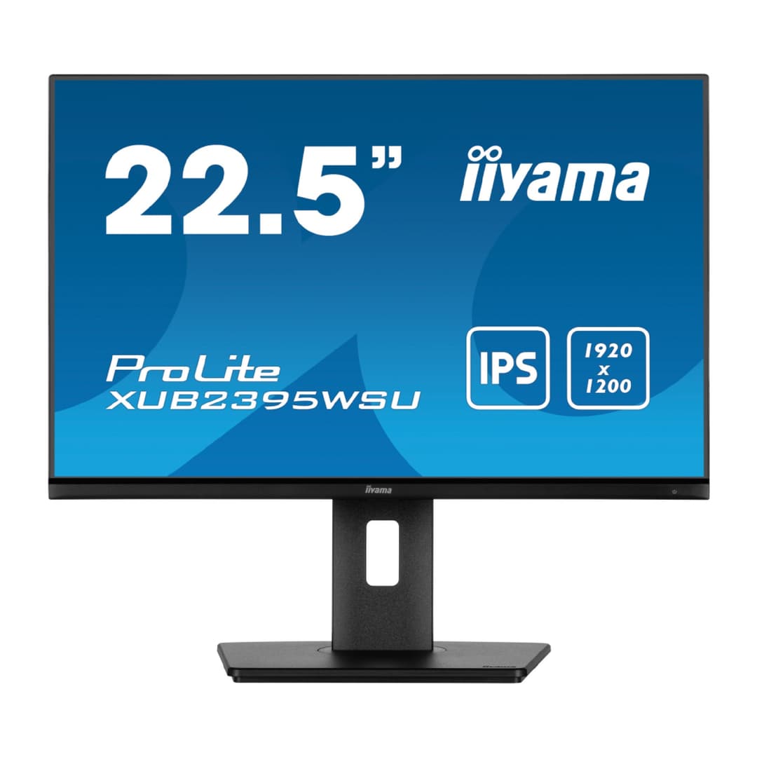 iiyama ProLite XUB2395WSU-B5 22.5" IPS WUXGA 16:10 Height Adjustable Monitor with Speakers - Image 1