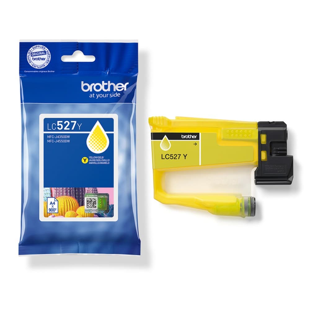 Brother LC527Y Yellow Ink Cartridge - Image 1