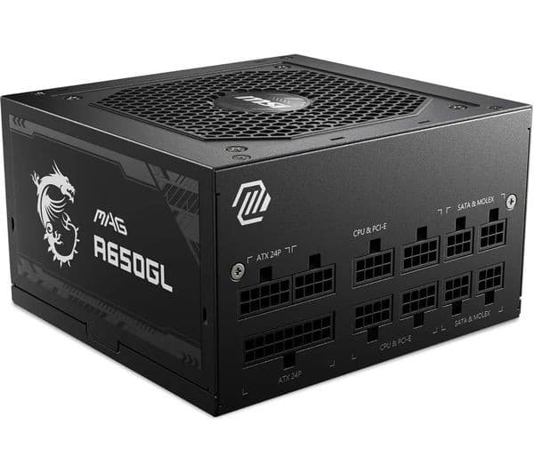 MSI MAG A650GL 650W Modular Power Supply Black