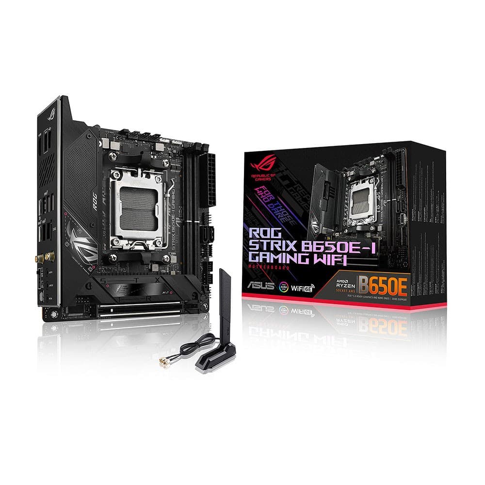 ASUS ROG Strix B650E-I Gaming WiFi AMD B650 Socket Mini ITX Motherboard - 90MB1BI0-M0EAY0 - Image 1