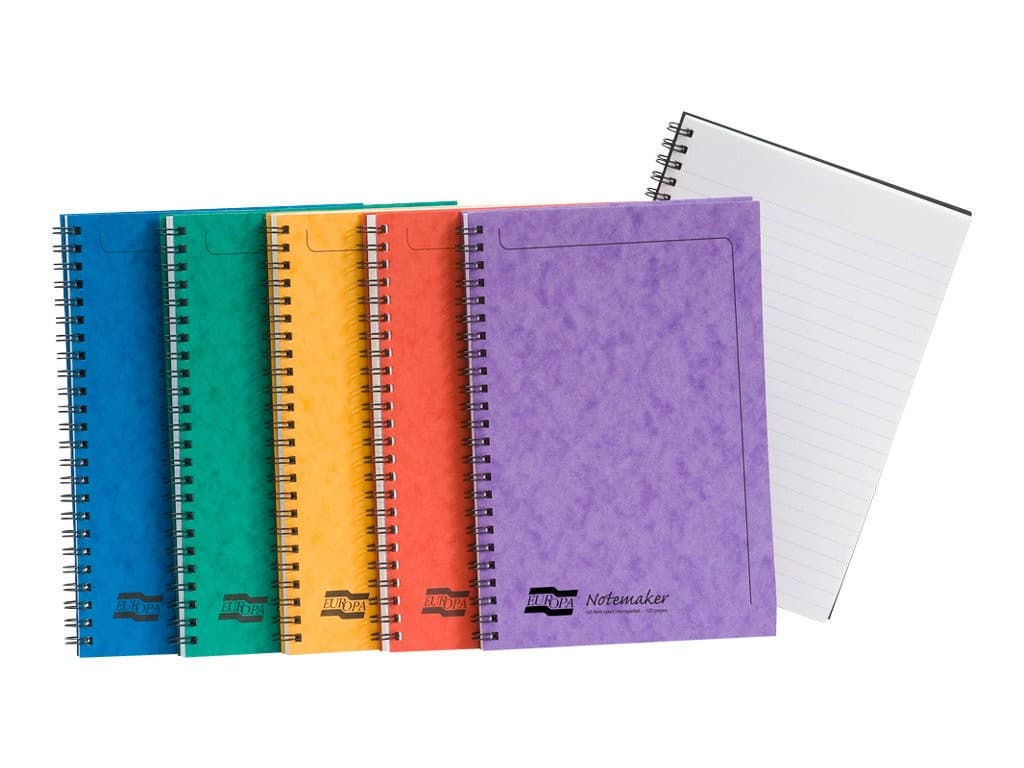 EUROPA A5+ - notemaker pad - 120 pages (pack of 10)