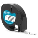 Dymo LetraTag Plastic Label Tape S0721660 (91221) - 12mm x 4m - Black on White thumbnail 9