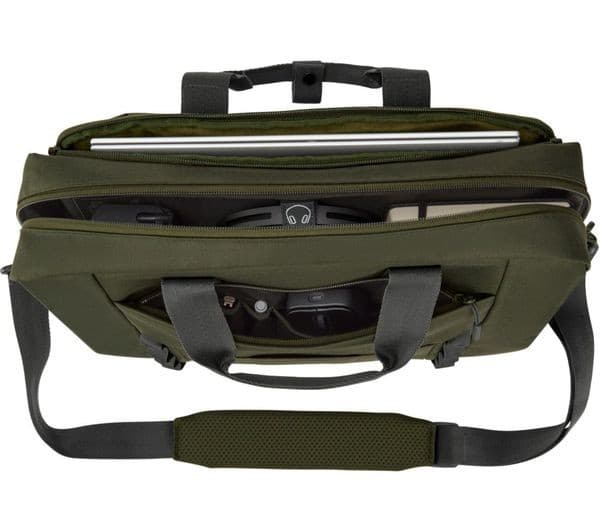 HP Modular 15.6" Laptop Bag with Sleeve & Pouch Grey & Green - Image 2